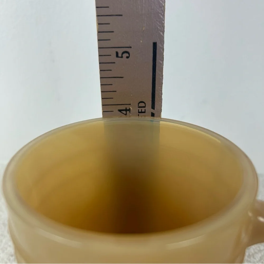 VTG '1983' WHATABURGER Glass Buffalo Nickel Indian Head Nickel Coffee Mug